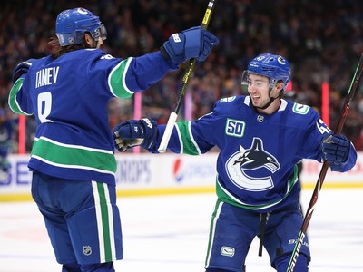 Quinn Hughes förlorade mot lagkamraten som kände sin styrka bäst
